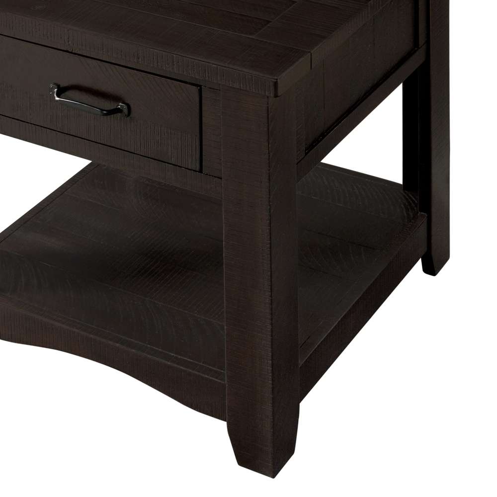 Martin Svensson Home -  Rustic End Table, Espresso - 890138 veiw 2
