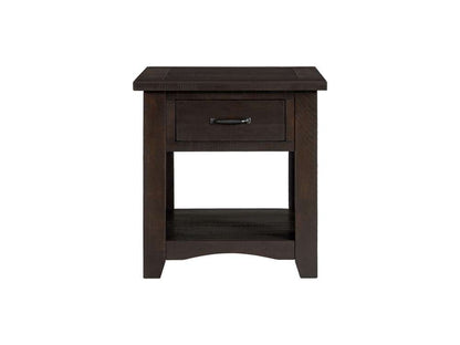 Martin Svensson Home -  Rustic End Table, Espresso - 890138 veiw 3