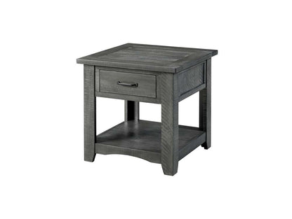 Martin Svensson Home -  Rustic End Table, Grey - 890139 veiw 1