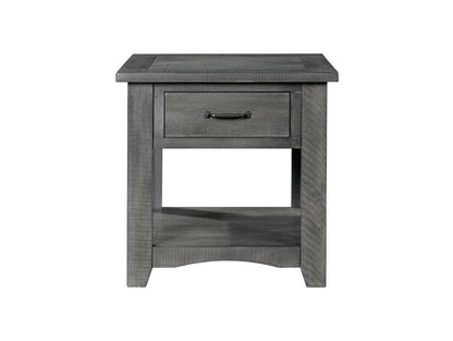 Martin Svensson Home -  Rustic End Table, Grey - 890139 veiw 3