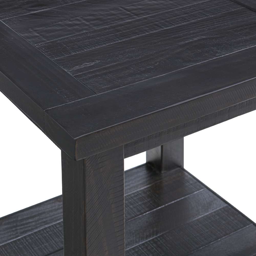 Martin Svensson Home -  Space Saver Solid Wood End Table, Black Coffee - 899932 veiw 3