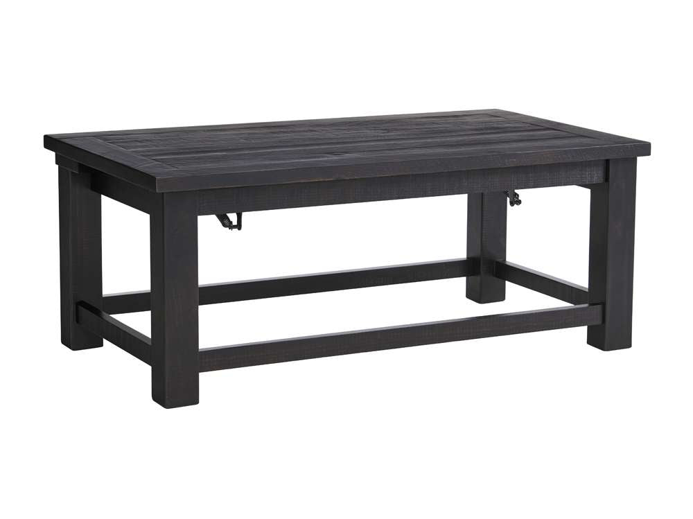 Martin Svensson Home -  Space Saver Solid Wood Lift Top Coffee Table, Black Coffee - 899922 veiw 1