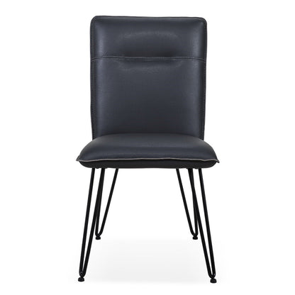 Modus Furniture - Demi Hairpin Leg Modern Dining Chair in Cobalt (Set of 2) - 9LE866D veiw 3