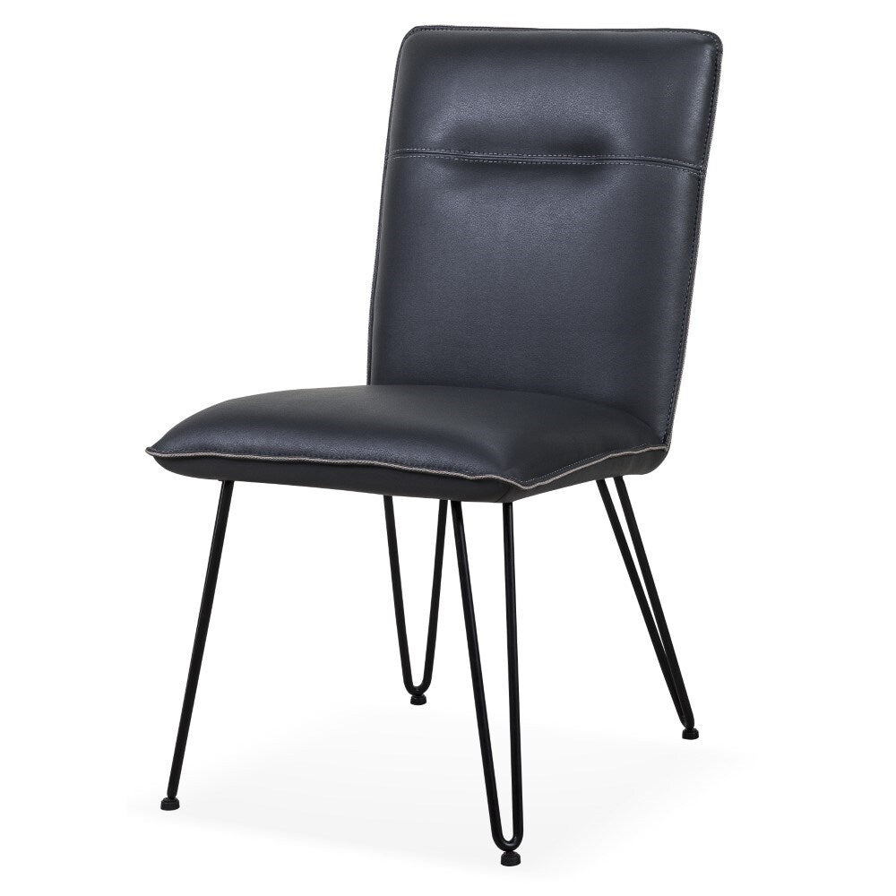 Modus Furniture - Demi Hairpin Leg Modern Dining Chair in Cobalt (Set of 2) - 9LE866D veiw 4