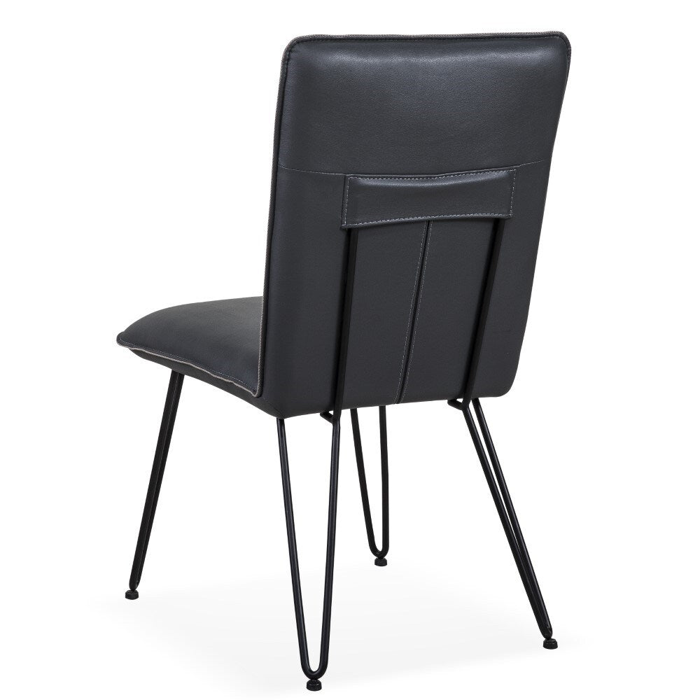 Modus Furniture - Demi Hairpin Leg Modern Dining Chair in Cobalt (Set of 2) - 9LE866D veiw 5