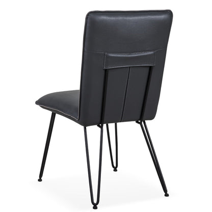 Modus Furniture - Demi Hairpin Leg Modern Dining Chair in Cobalt (Set of 2) - 9LE866D veiw 5