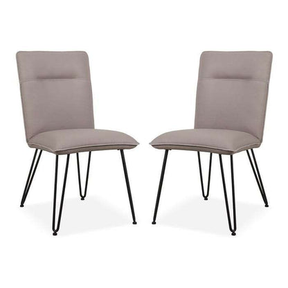 Modus Furniture - Demi Hairpin Leg Modern Dining Chair in Taupe (Set of 2) - 9LE266D veiw 1