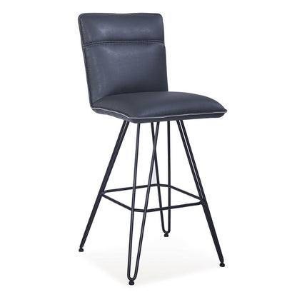 Modus Furniture - Demi Hairpin Leg Swivel Bar Stool in Cobalt (Set of 2) - 9LE868D veiw 2