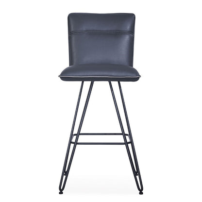 Modus Furniture - Demi Hairpin Leg Swivel Bar Stool in Cobalt (Set of 2) - 9LE868D veiw 3