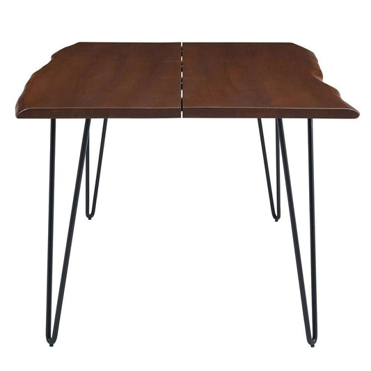 Modway - Ardor 74in Live Edge Acacia Wood Acacia Wood Dining Table - EEI-6070-BLK-WAL veiw 2