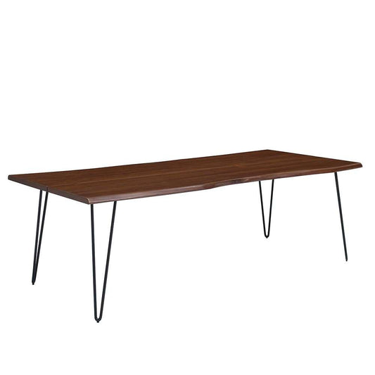 Modway - Ardor 96in Live Edge Acacia Wood Acacia Wood Dining Table - EEI-6072-BLK-WAL veiw 1