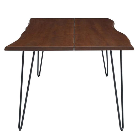 Modway - Ardor 96in Live Edge Acacia Wood Acacia Wood Dining Table - EEI-6072-BLK-WAL veiw 2