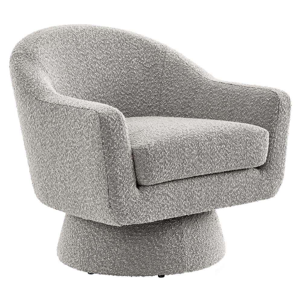 Modway - Astral Boucle Fabric Swivel Chair - EEI-6359-TAU veiw 2