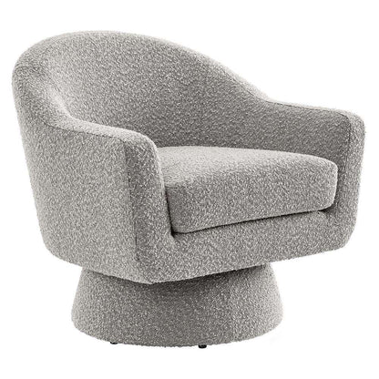 Modway - Astral Boucle Fabric Swivel Chair - EEI-6359-TAU veiw 2