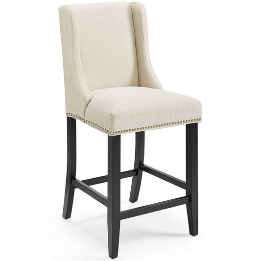 Modway - Baron Upholstered Fabric Counter Stool - EEI-3735-BEI veiw 1