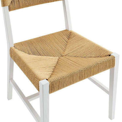 Modway - Bodie Wood Dining Chair - EEI-5489-WHI-NAT veiw 6