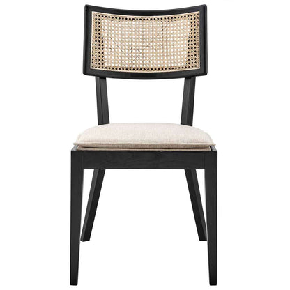 Modway - Caledonia Wood Dining Chair - EEI-4648-BLK-BEI veiw 6