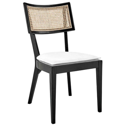 Modway - Caledonia Wood Dining Chair (Set of 2) - EEI-6080-BLK-WHI veiw 3