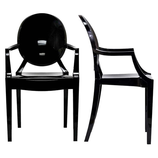 Modway - Casper Dining Armchairs (Set of 2) - EEI-905-BLK veiw 1