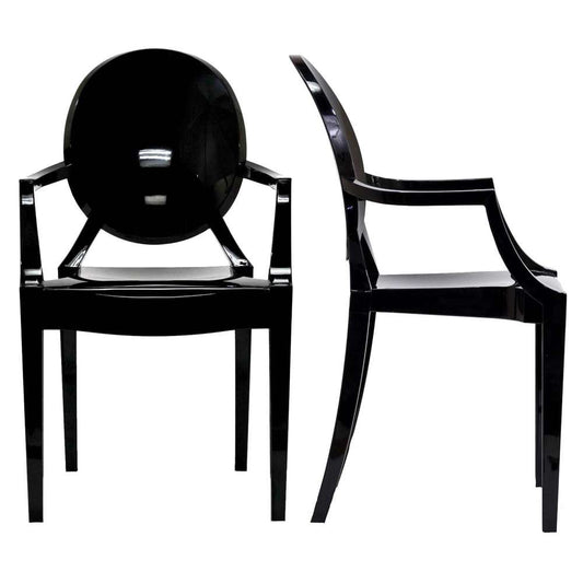 Modway - Casper Dining Armchairs (Set of 2) - EEI-905-BLK veiw 2