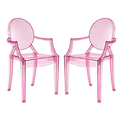 Modway - Casper Dining Armchairs (Set of 2) - EEI-905-PNK veiw 2