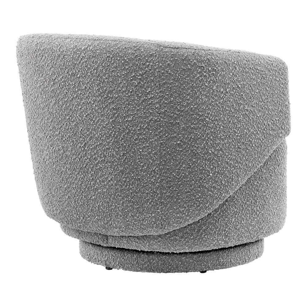Modway - Celestia Boucle Fabric Swivel Chair - EEI-6357-LGR veiw 4