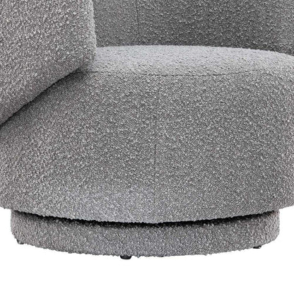 Modway - Celestia Boucle Fabric Swivel Chair - EEI-6357-LGR veiw 6