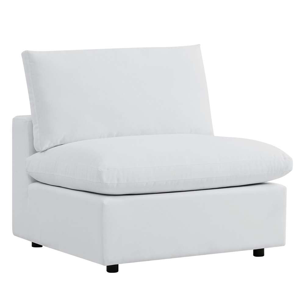Modway - Commix 5-Piece Sunbrella Outdoor Patio Sectional Sofa - EEI-5588-WHI veiw 4