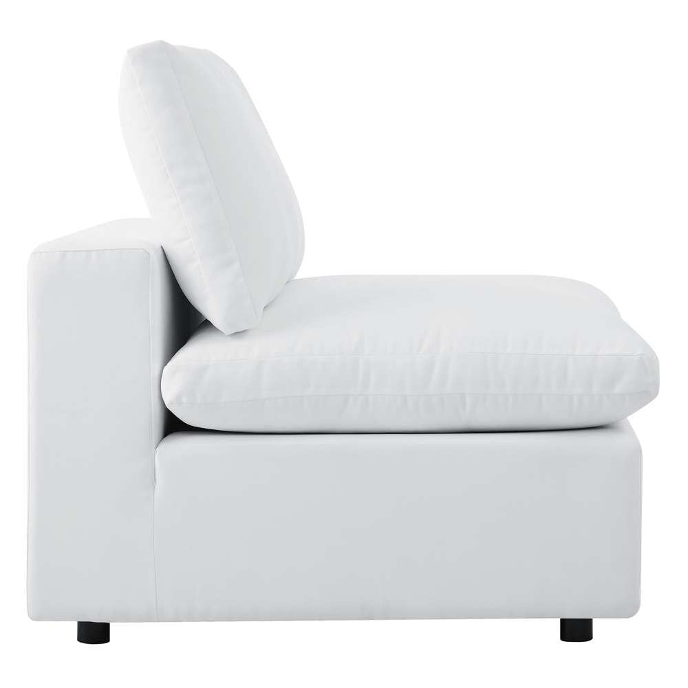 Modway - Commix 5-Piece Sunbrella Outdoor Patio Sectional Sofa - EEI-5588-WHI veiw 6