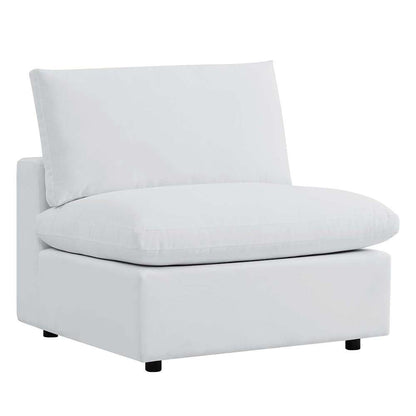 Modway - Commix Sunbrella Outdoor Patio Armless Chair - EEI-4905-WHI veiw 1