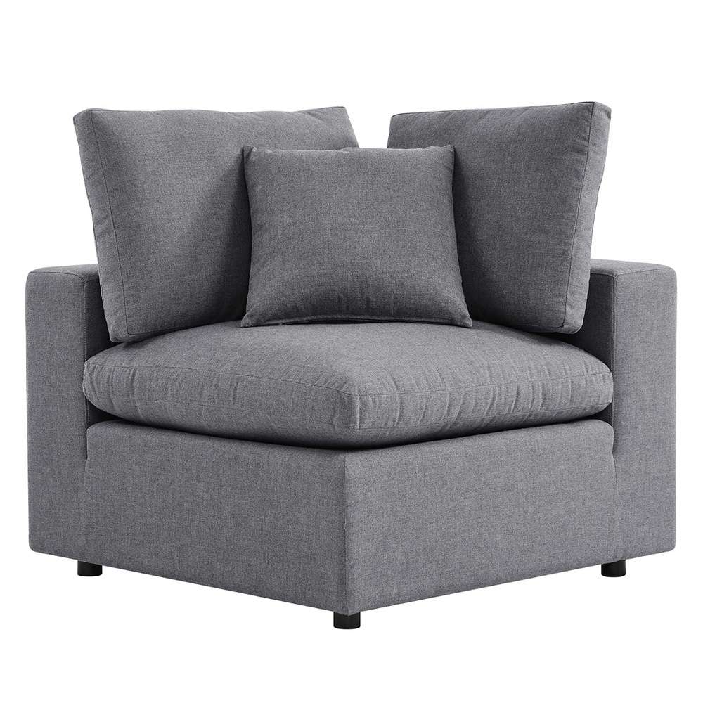 Modway - Commix Sunbrella Outdoor Patio Corner Chair - EEI-4907-SLA veiw 1