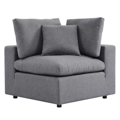 Modway - Commix Sunbrella Outdoor Patio Corner Chair - EEI-4907-SLA veiw 2