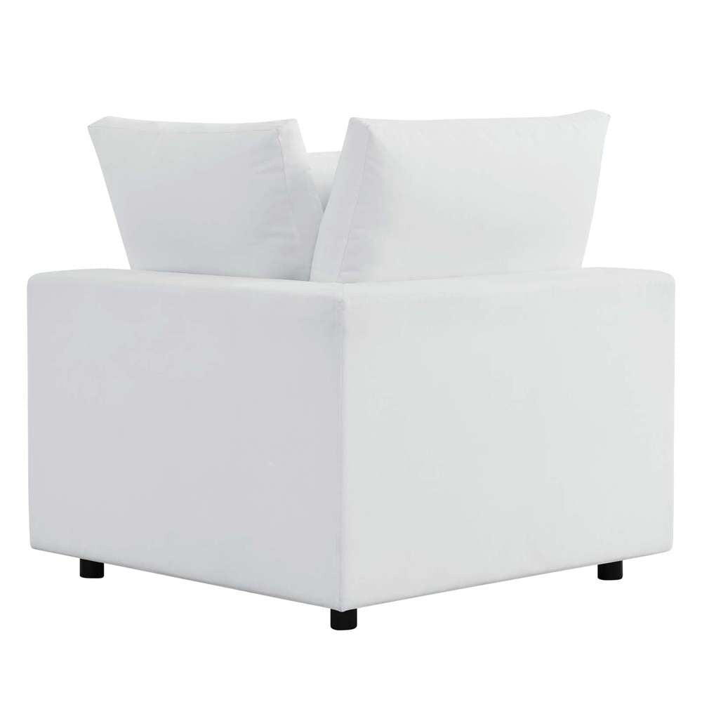 Modway - Commix Sunbrella Outdoor Patio Corner Chair - EEI-4907-WHI veiw 5