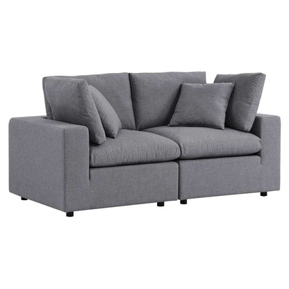 Modway - Commix Sunbrella Outdoor Patio Loveseat - EEI-5577-SLA veiw 3
