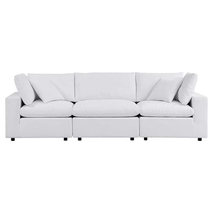 Modway - Commix Sunbrella Outdoor Patio Sofa - EEI-5579-WHI veiw 1