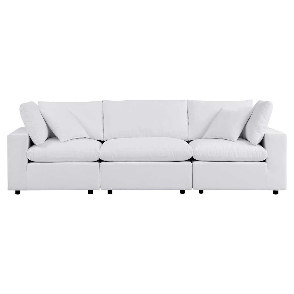 Modway - Commix Sunbrella Outdoor Patio Sofa - EEI-5579-WHI veiw 2