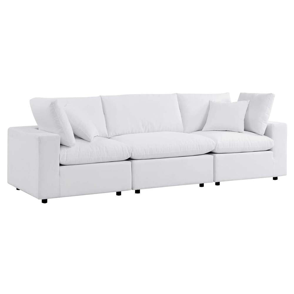 Modway - Commix Sunbrella Outdoor Patio Sofa - EEI-5579-WHI veiw 3