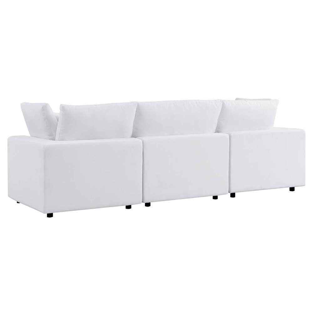 Modway - Commix Sunbrella Outdoor Patio Sofa - EEI-5579-WHI veiw 4