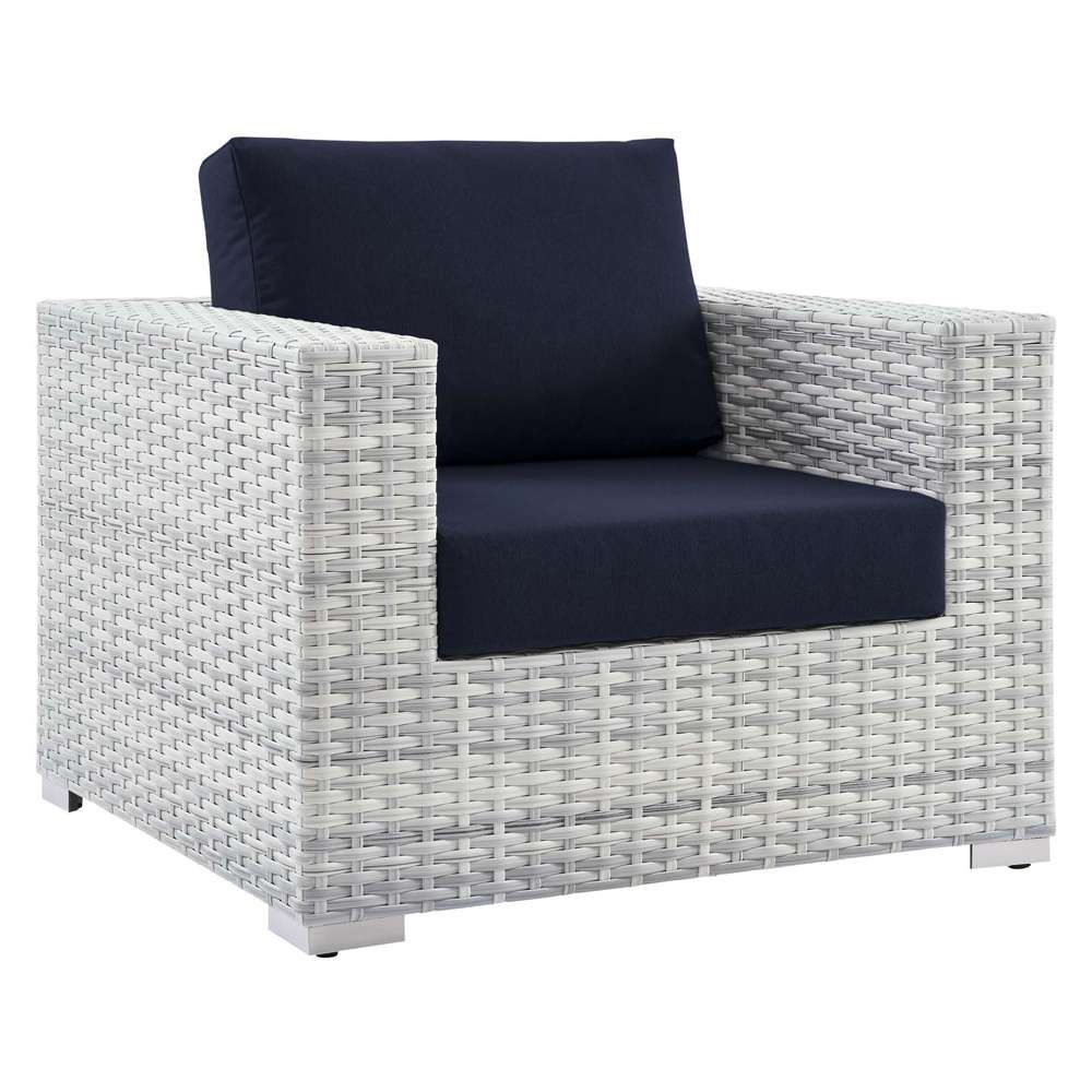 Modway - Convene 3-Piece Outdoor Patio Set - EEI-5444-LGR-NAV veiw 3