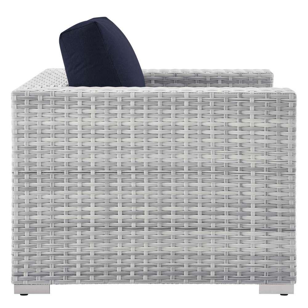 Modway - Convene 3-Piece Outdoor Patio Set - EEI-5444-LGR-NAV veiw 4