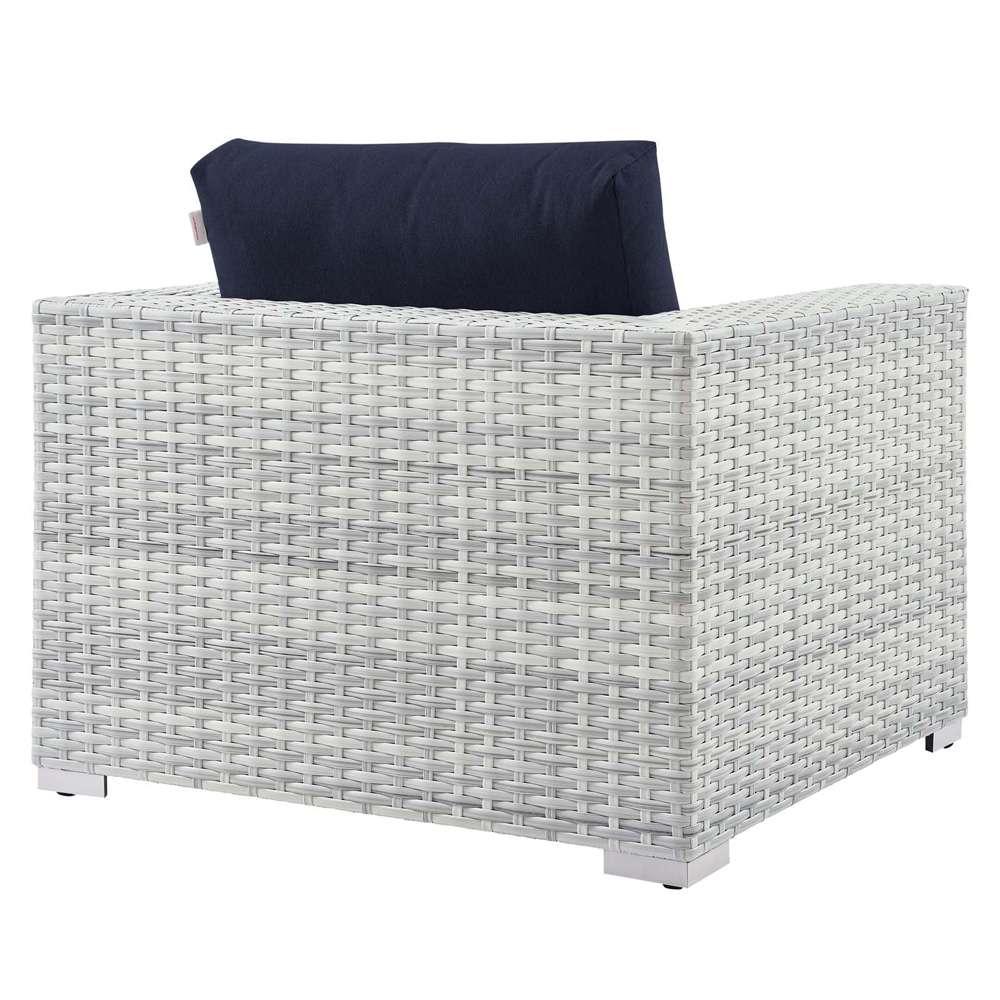 Modway - Convene 3-Piece Outdoor Patio Set - EEI-5444-LGR-NAV veiw 5