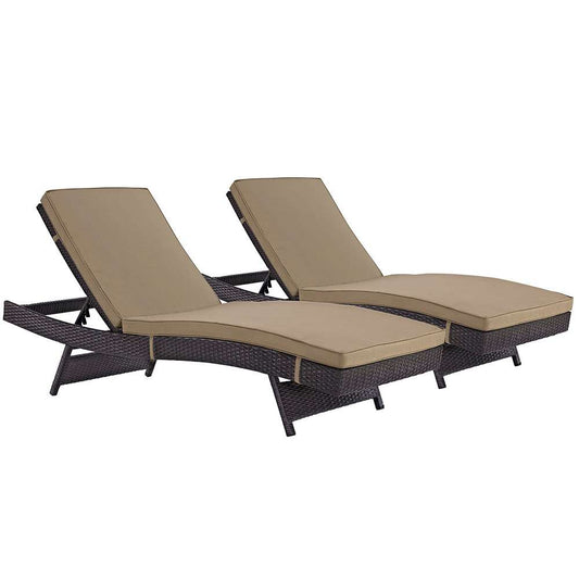 Modway - Convene Chaise Outdoor Patio (Set of 2) - EEI-2428-EXP-MOC-SET veiw 1