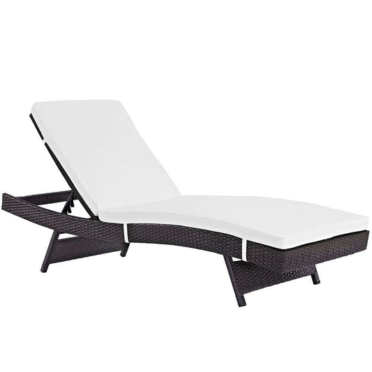 Modway - Convene Outdoor Patio Chaise - EEI-2179-EXP-WHI veiw 1