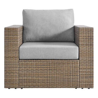 Modway - Convene Outdoor Patio Outdoor Patio 3-Piece Furniture Set - EEI-6327-CAP-GRY veiw 6