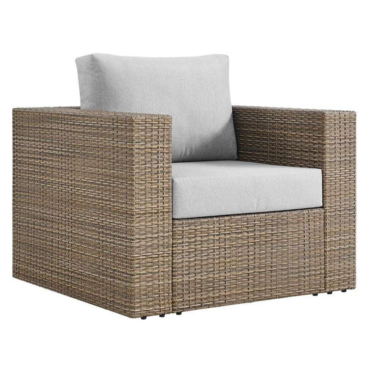 Modway - Convene Outdoor Patio Outdoor Patio Armchair - EEI-6326-CAP-GRY veiw 1