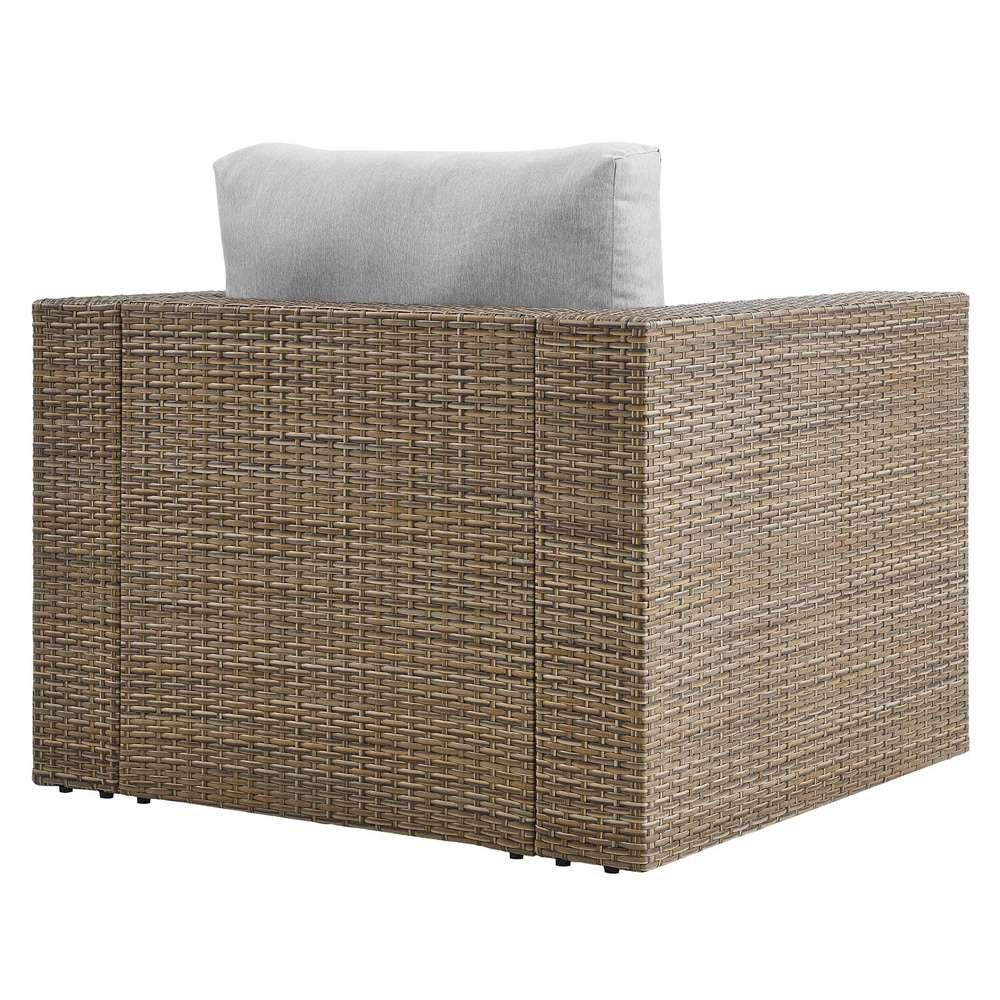 Modway - Convene Outdoor Patio Outdoor Patio Armchair - EEI-6326-CAP-GRY veiw 4