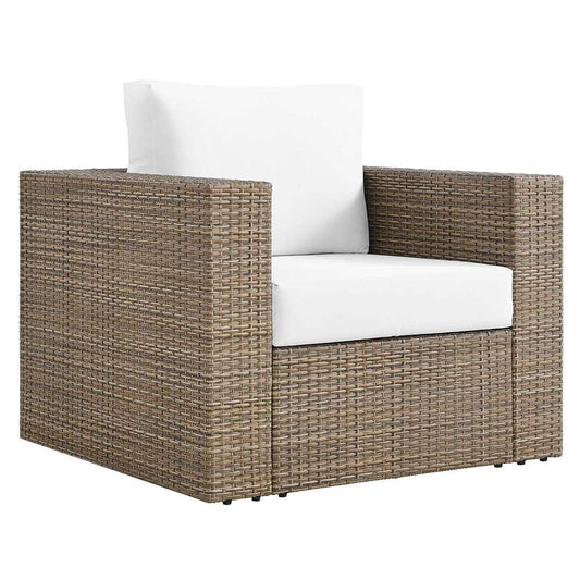 Modway - Convene Outdoor Patio Outdoor Patio Armchair - EEI-6326-CAP-WHI veiw 1