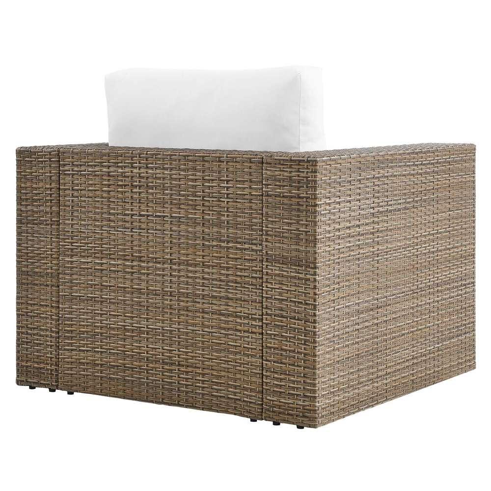 Modway - Convene Outdoor Patio Outdoor Patio Armchair - EEI-6326-CAP-WHI veiw 4