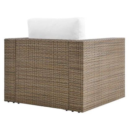 Modway - Convene Outdoor Patio Outdoor Patio Armchair - EEI-6326-CAP-WHI veiw 4