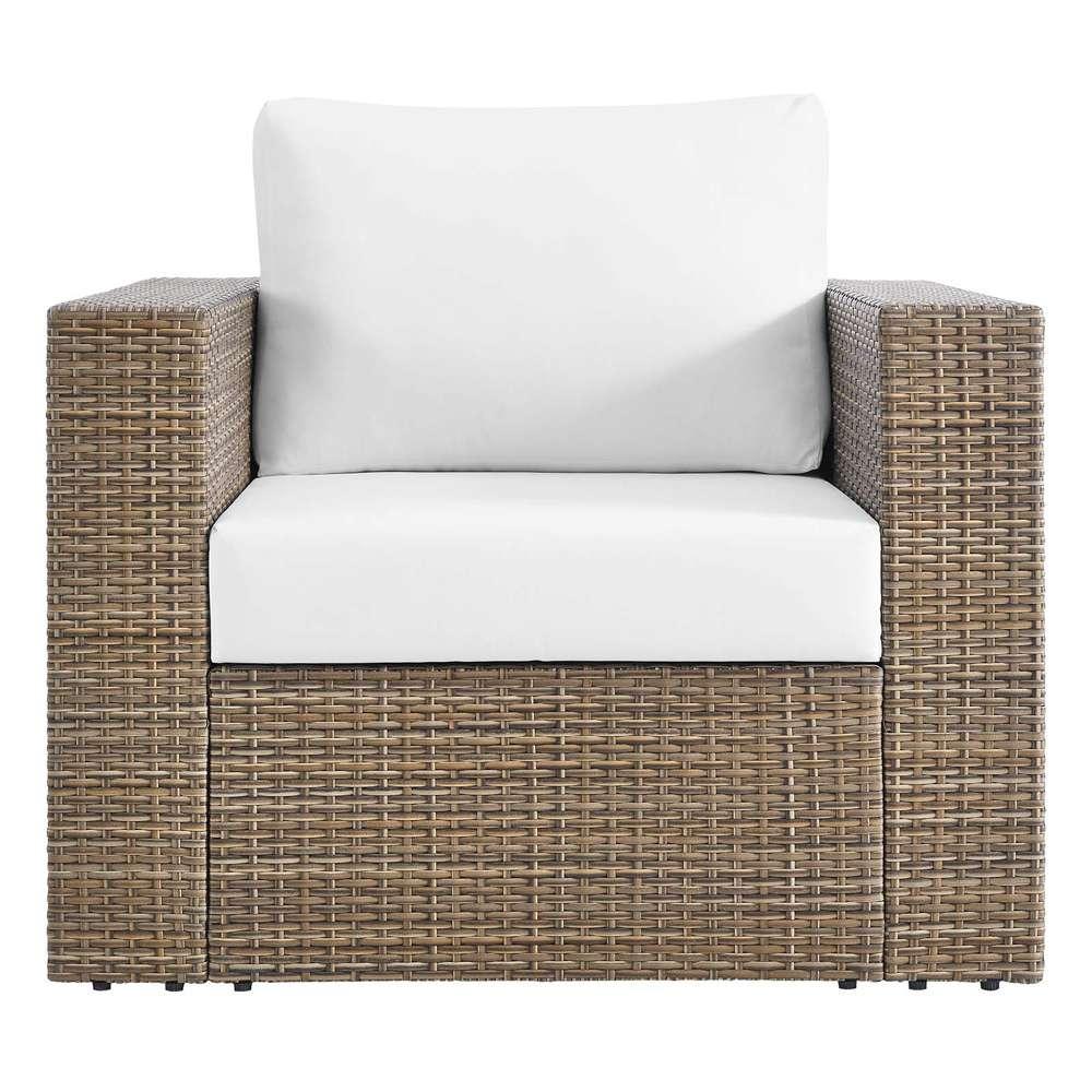 Modway - Convene Outdoor Patio Outdoor Patio Armchair - EEI-6326-CAP-WHI veiw 5